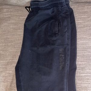 Black gymshark joggers